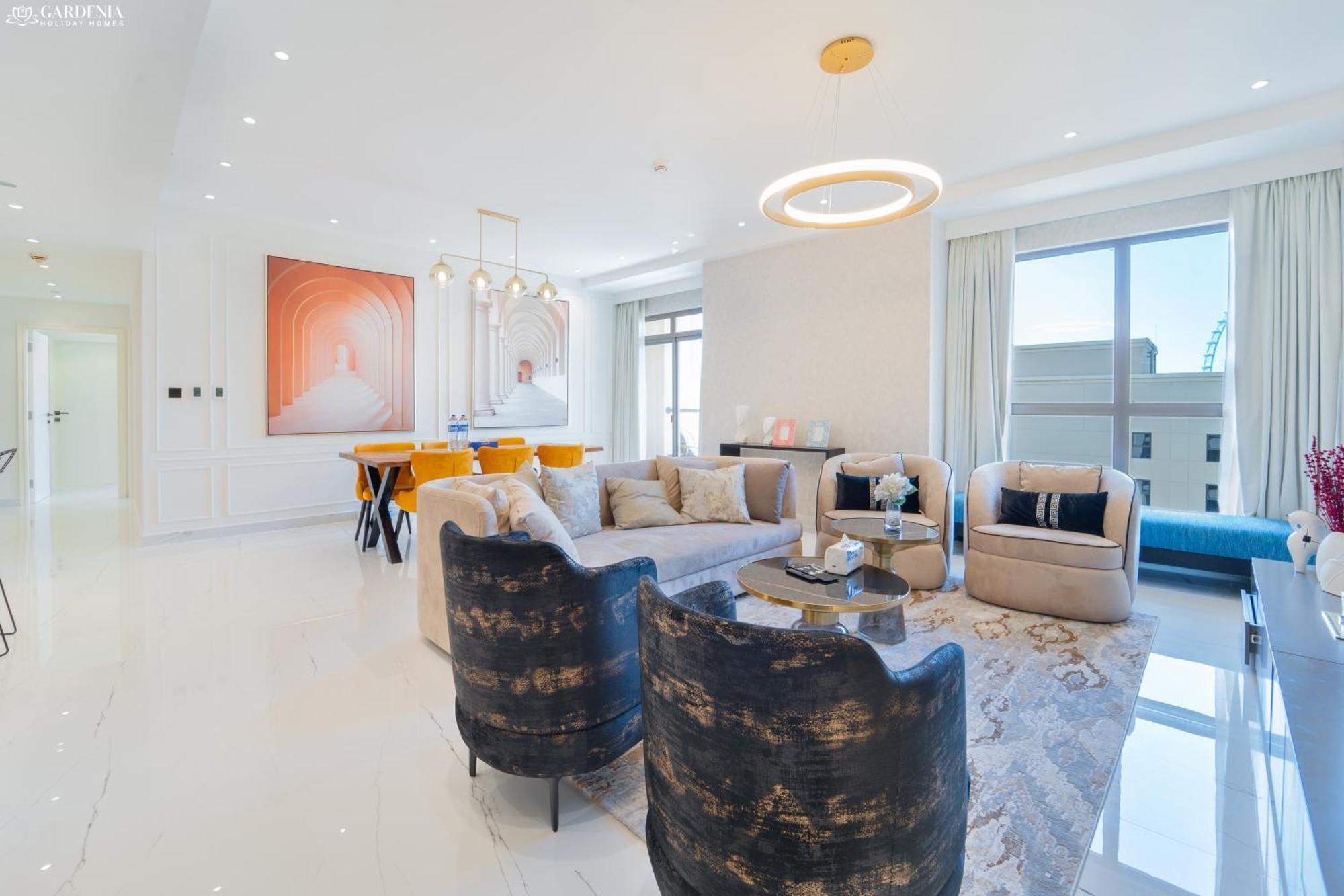 Jbr Amwaj 4 , Upgraded Sea And Ain Dubai Views, 2M Walk To Beach By Gardenia Suitse Экстерьер фото