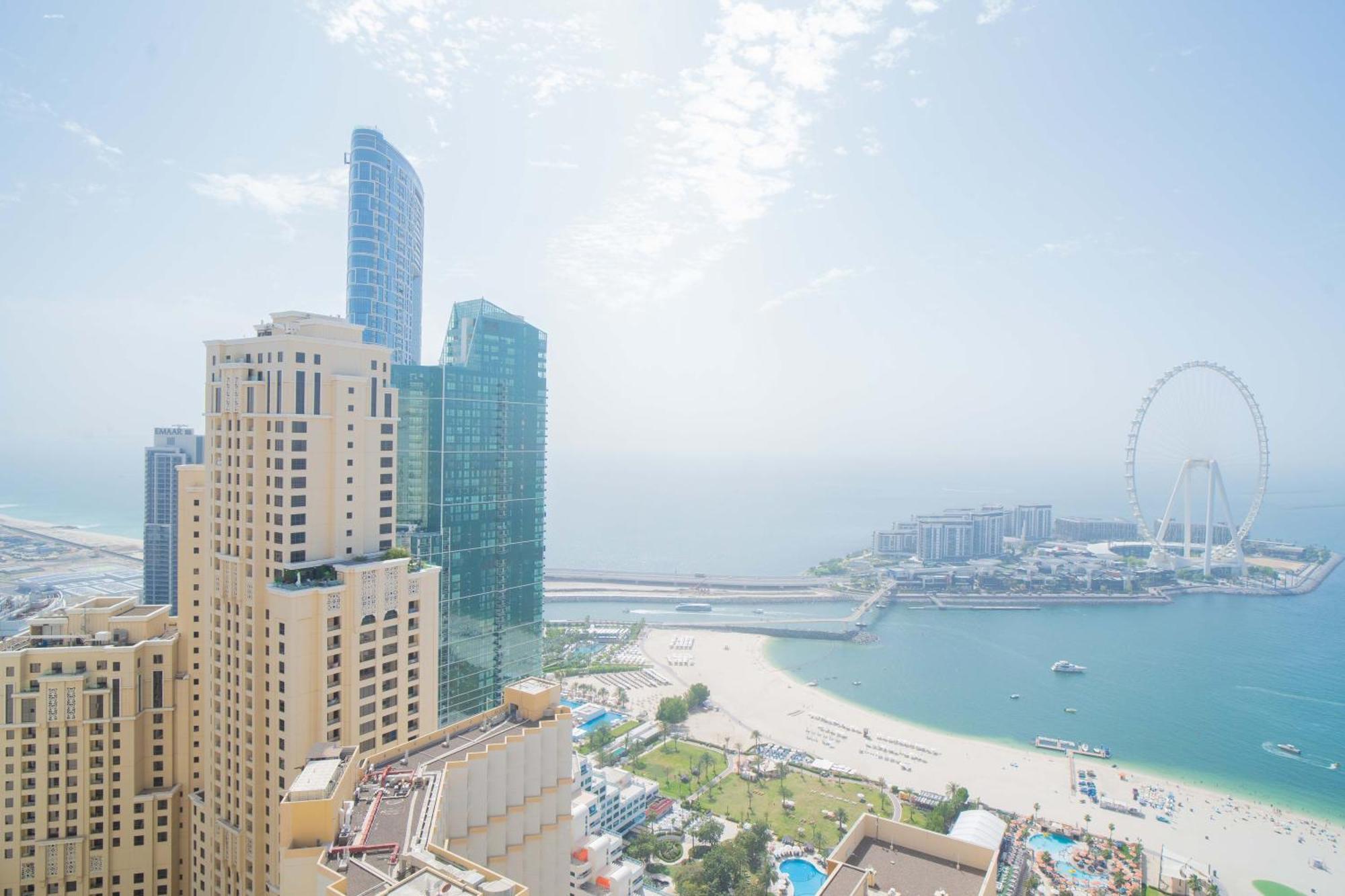 Jbr Amwaj 4 , Upgraded Sea And Ain Dubai Views, 2M Walk To Beach By Gardenia Suitse Экстерьер фото